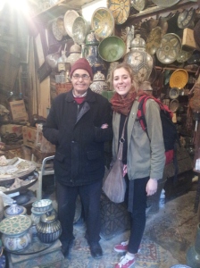 pottery seller in Fes